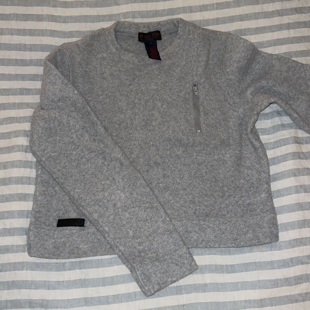 Ralph Lauren crop fleece pullover